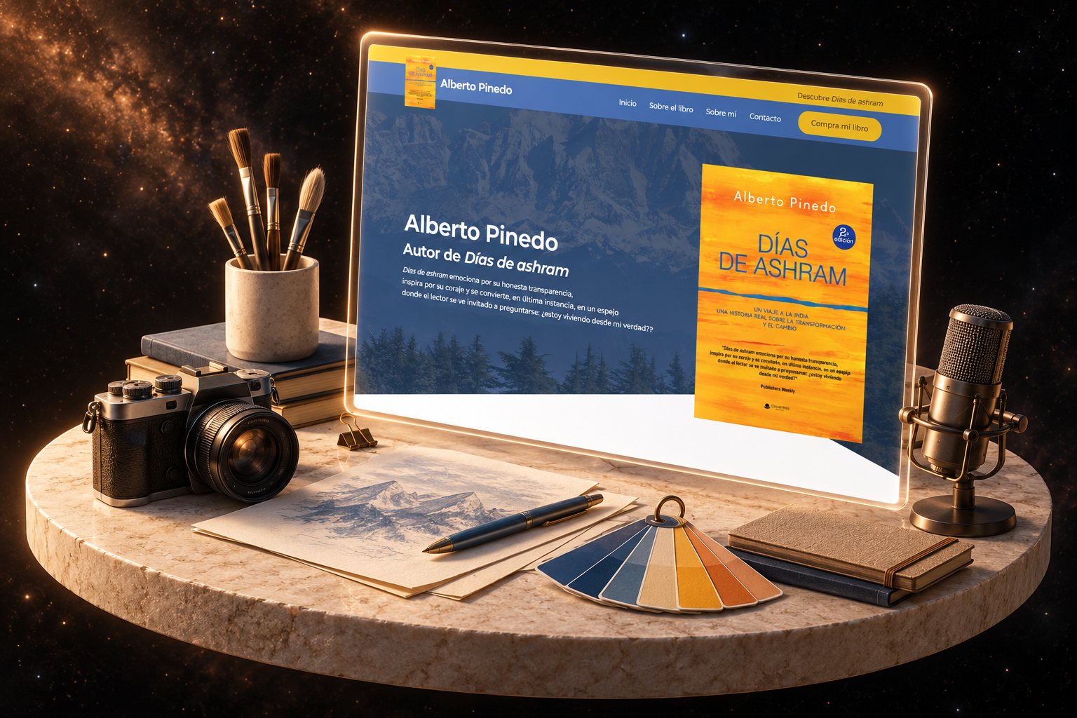 Ilustración de Alberto Pinedo: marca personal y su web