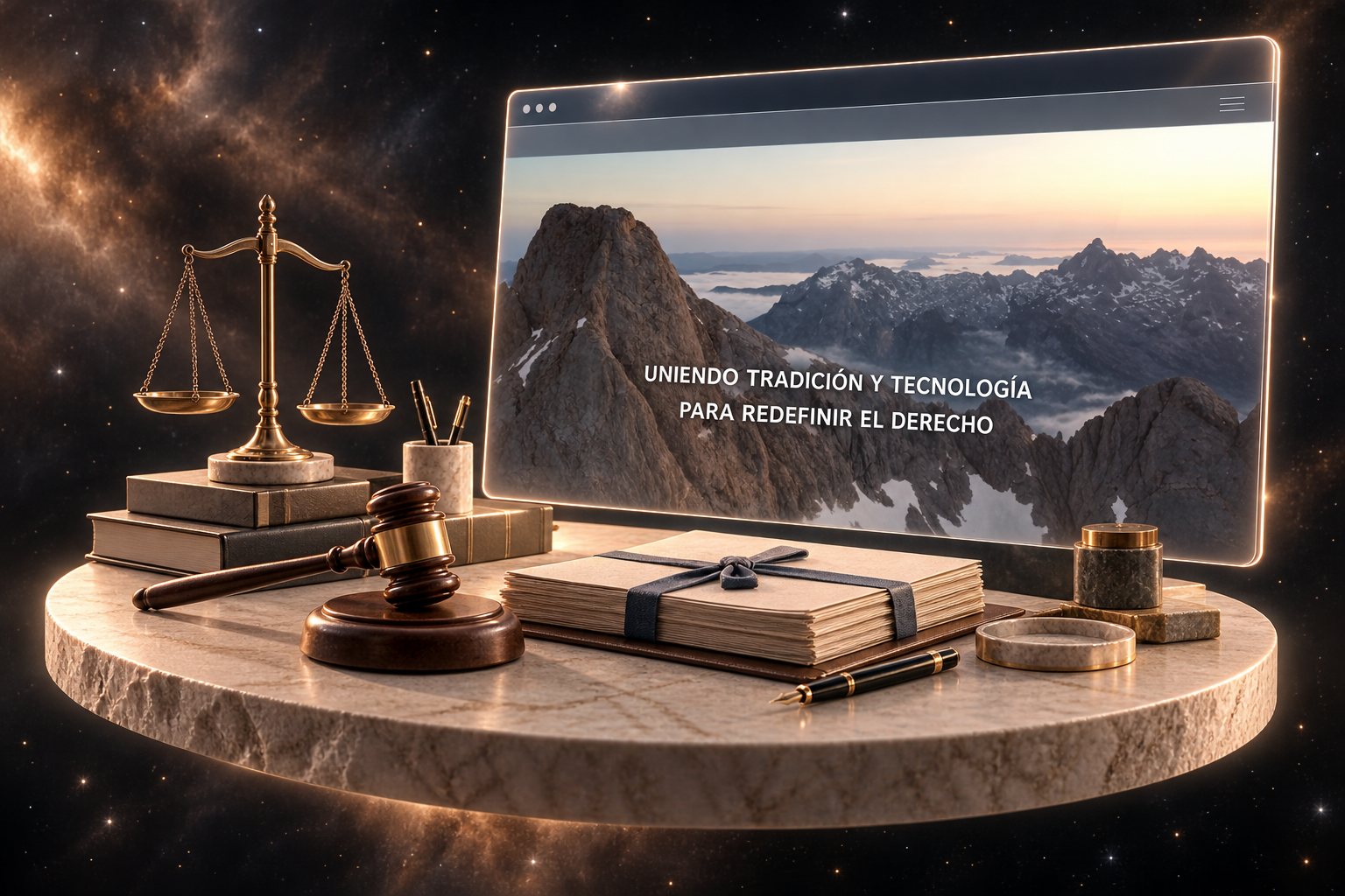 Ilustración de Arias de Velasco: despacho de abogados y su web