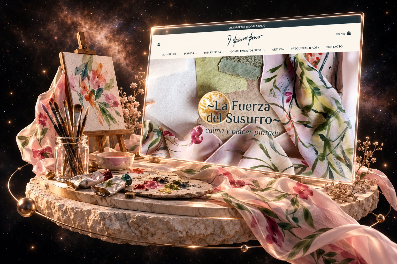 Ilustración de Daiana Bruno: arte y tienda de obra y su web