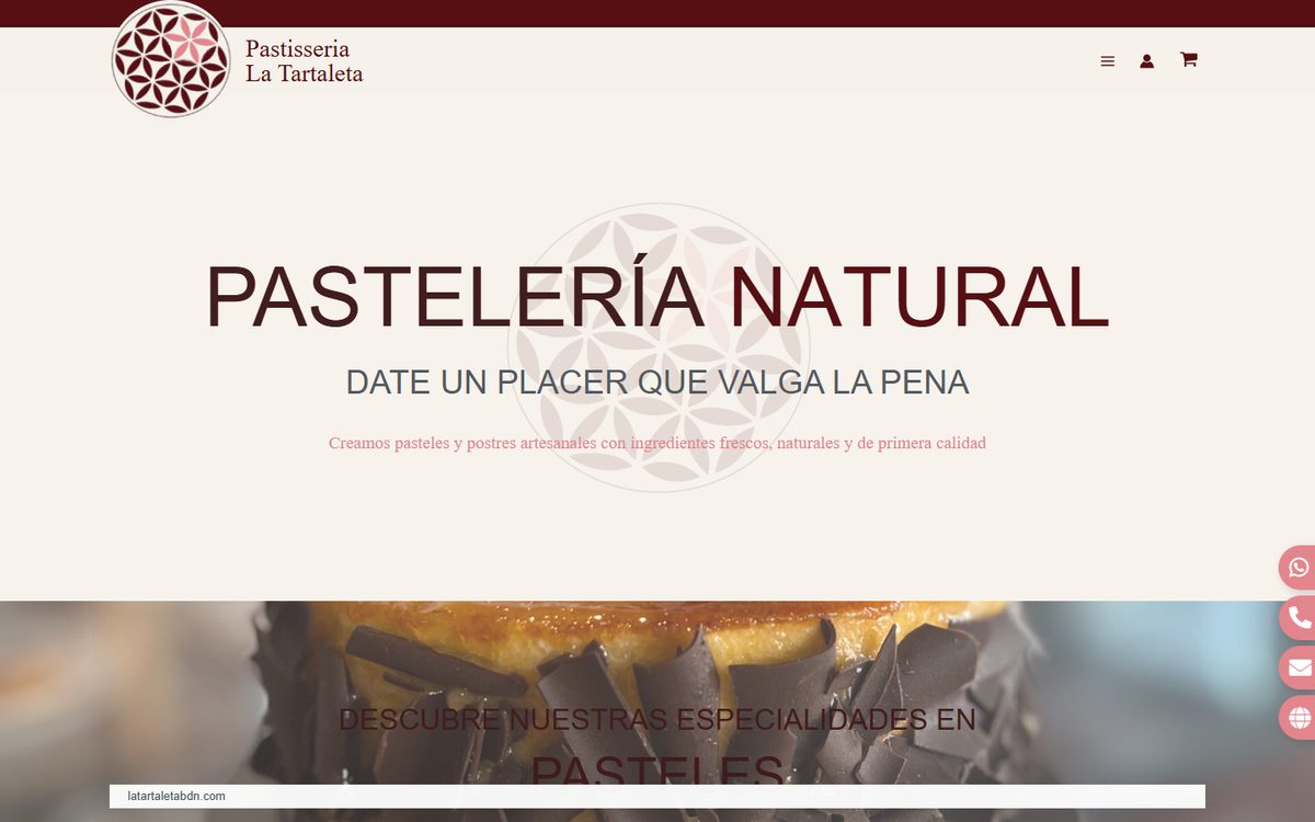 Portada de la web de La Tartaleta