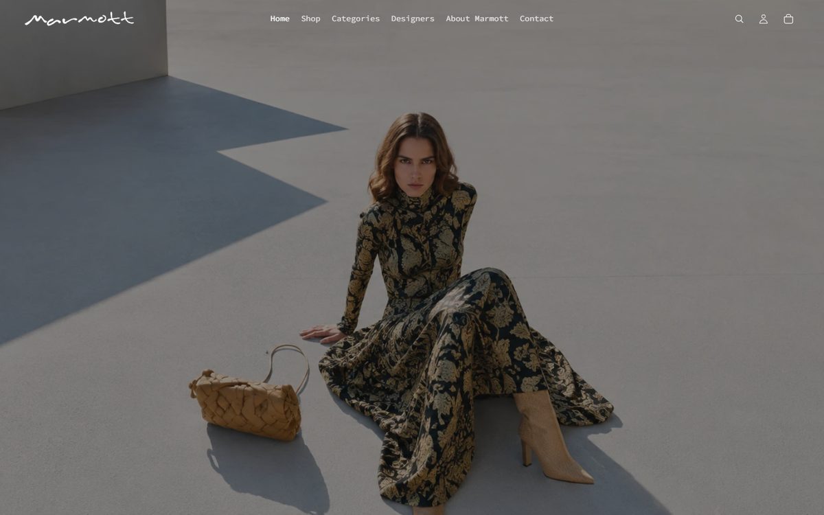 Portada de la web de Marmott Madrid