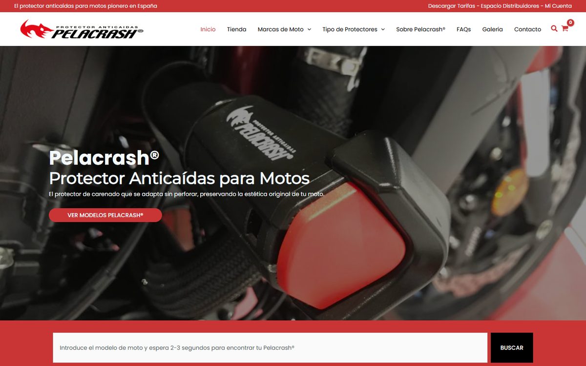Portada de la web de Pelacrash