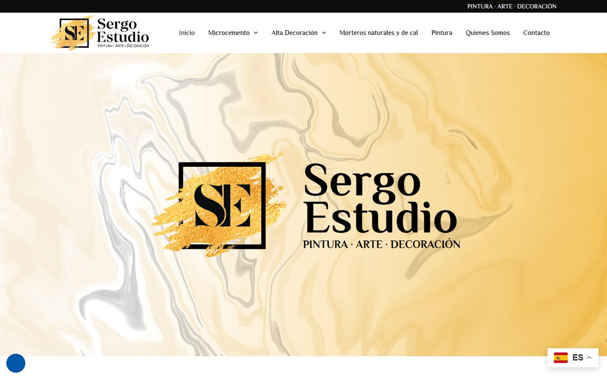 Portada de la web de Sergo Estudio