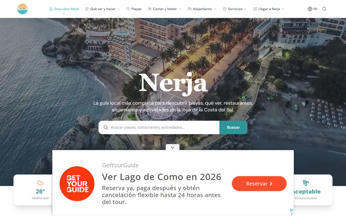 Portada de la web de EsNerja