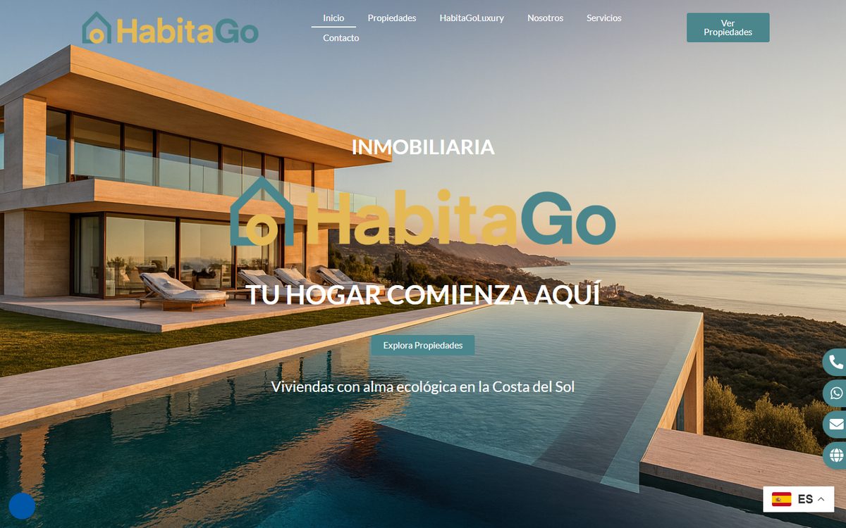 Portada de la web de Habitago