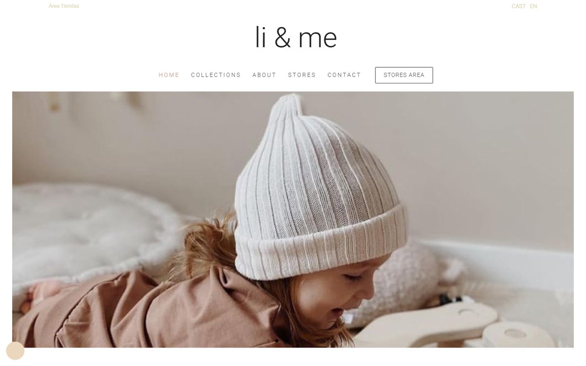 Portada de la web de li & me