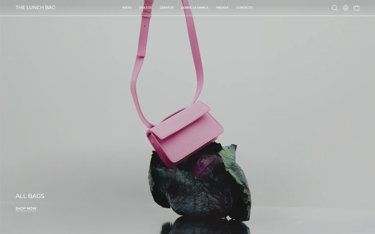 Portada de la web de The Lunch Bag